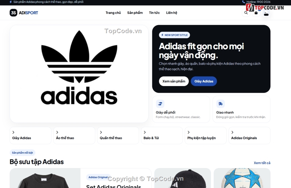 web sản phẩm,web bán sản phẩm,bán web